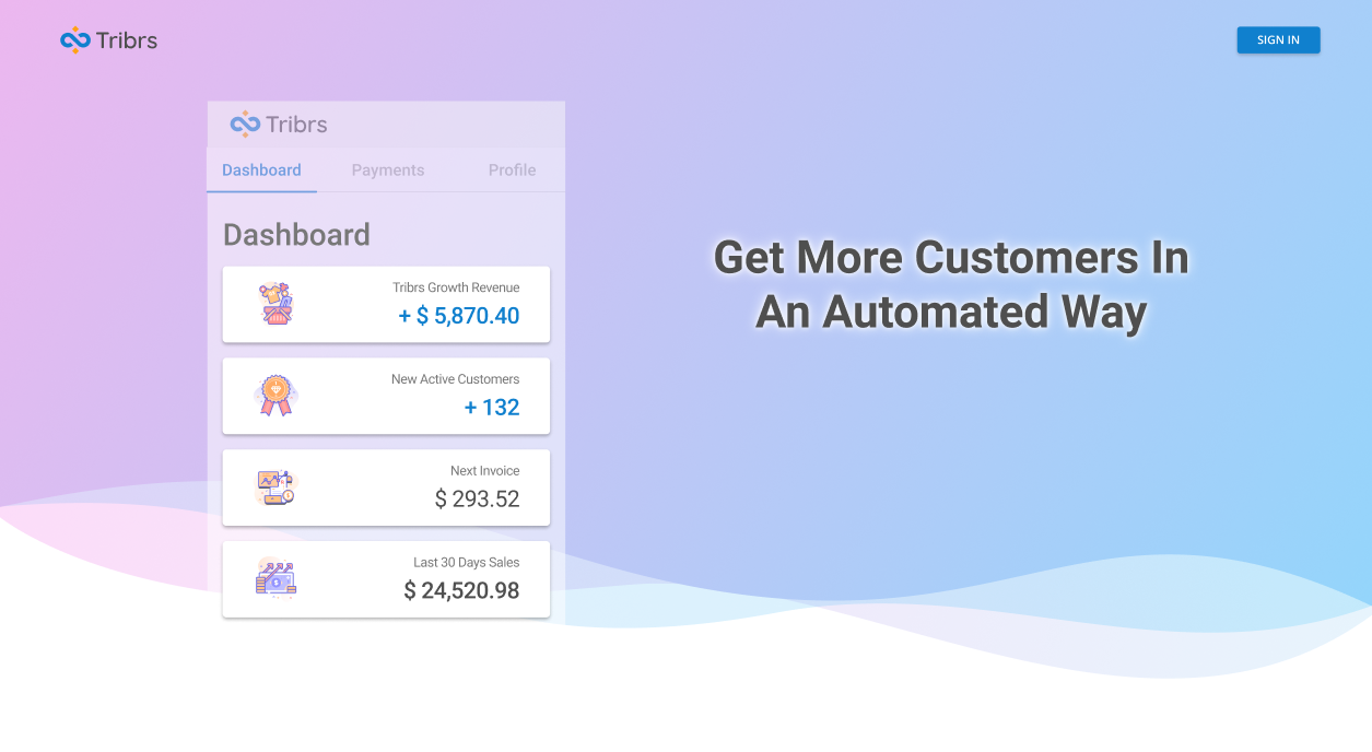 Landing Page Nomad Card